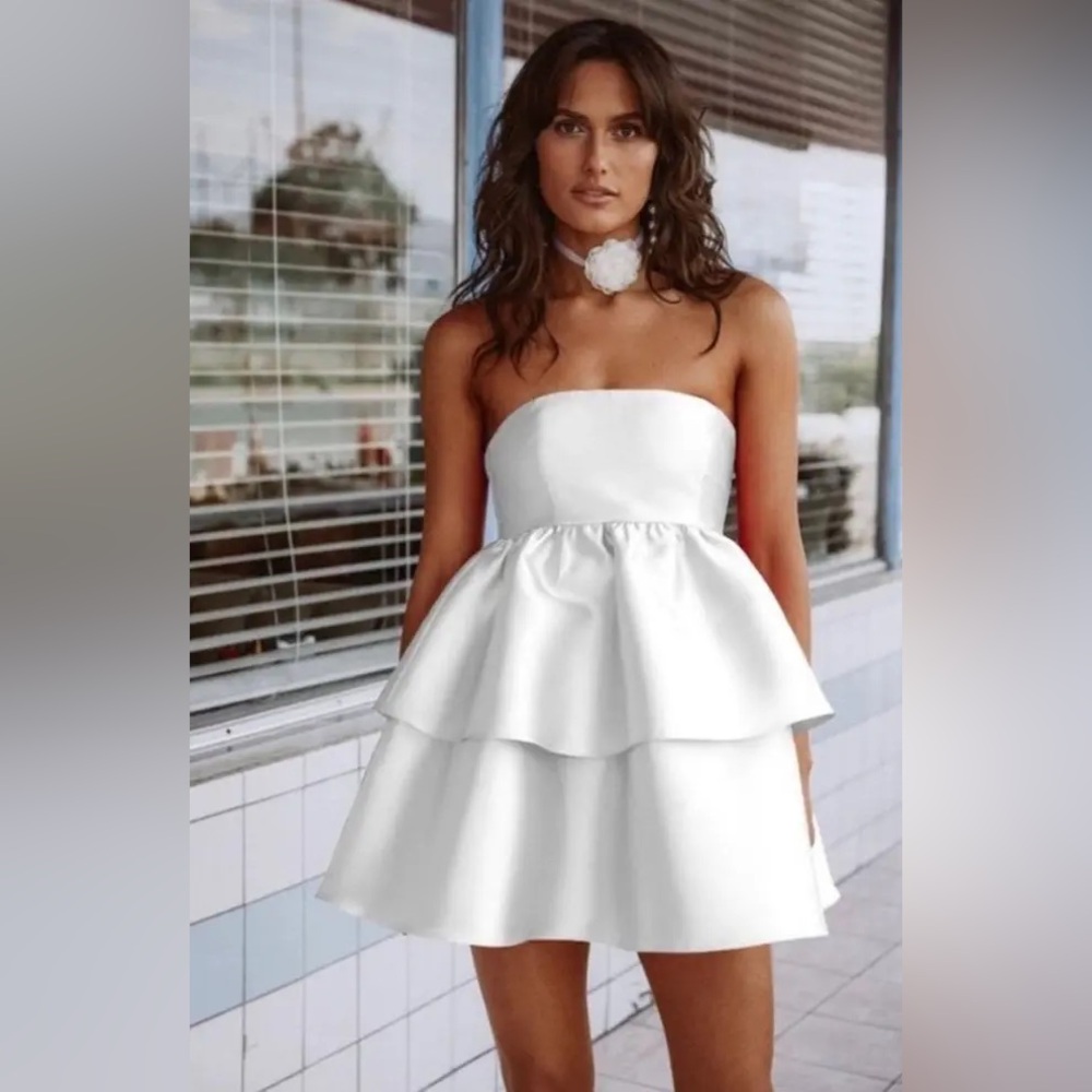 NWT 12th Tribe Sophie Strapless Dress Size Small